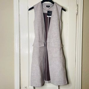 NWT Topshop Long Line Vest/Duster